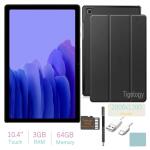 SAMSUNG 2020 Galaxy Tab A7 10.4’’ 64GB Wi-Fi Tablet Bundle Gray